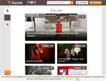 Tablet Screenshot of buzzerie.com